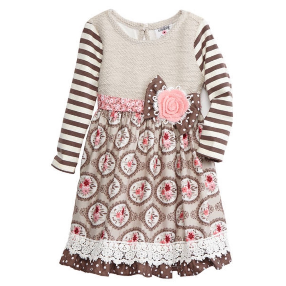 NEW! Counting Daisies Sweater Knit Dress Size 4T